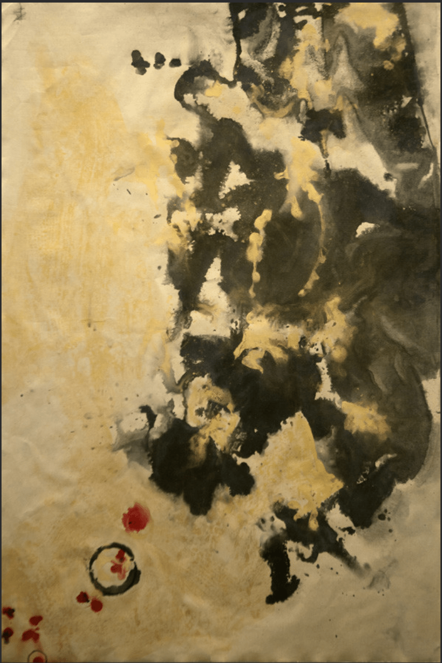 Mono No Aware 22” x 30” mixed media on paper